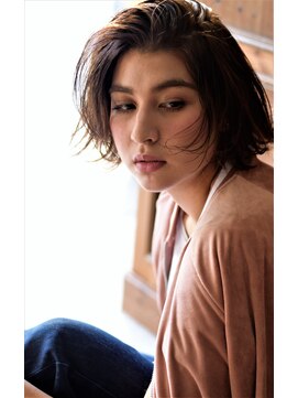 リマ(RIMA) 【RIMA】ベビーショー トなくせ毛風ボブと無造作ウェーブ