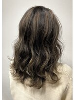 バベル(BABEL Hair Design)&nbsp;【BABEL】ハイライトグレージュ＠大生真吾