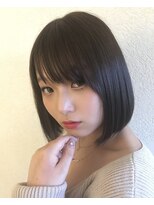 エルサフィロ キタハマ(el zafiro kitahama)&nbsp;【el zafiro kitahama】グレージュボブ☆ストレートスタイル