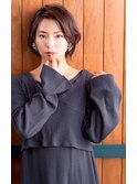 大人ハンサムショート/小顔/髪質改善/20代30代40代