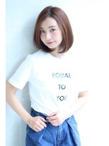 オーロ 宝塚店(ORO)&nbsp;ことりベージュローライト大人かわいい小顔スリークボブ大人ボブ