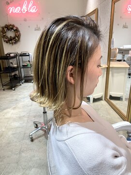 ナブラ(NABLA) ハイトーンコントラストハイライト『倉敷』『美容室』