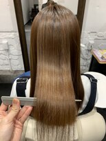 アルコイリスバイドールヘアー(ARCOIRIS by Dollhair) ショートマッシュ暖色系カラーぱっつんボブミニボブ髪質改善大阪