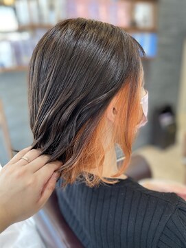 パッション 長町南店(PASSION) ☆PASSION長町南☆インナーカラーオレンジ☆