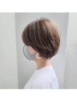ヘアーメイクワン 横浜(hair make ONE005) ショートスタイルとピアスのお洒落な組み合わせ☆