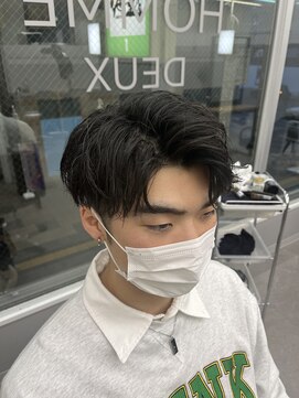 オムデュー(HOMME DEUX) 【YUKI】ナチュラル×センターパート