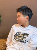 ヘアーサロン プアメリア(Puamelia)&nbsp;キッズカットおしゃれ黒髪ナチュラル襟足すっきりショート