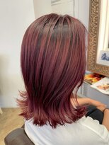 コワファースト 大分(COIFF1RST)&nbsp;ピンクパープルカラー