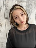 フェイスハイライトボブ