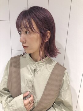 オーク 学芸大学(OAK) 切りっぱなしボブ☆ピンクパール