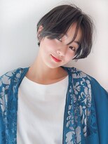アグ ヘアー カフカ 富田林店(Agu hair kafka)&nbsp;《Agu hair》ふんわりカール×センター分けショート
