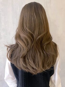 アルバム 渋谷パルコ(ALBUM) レイヤーカットオリーブベージュ_グレージュカラーボブ_ba363442