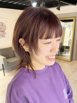 ロナ 岡崎竜美丘店(RONA) 前髪ピタッとウルフレイヤー