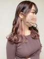 ギャラクシー ヘアードレッサーズ(galaxy hairdressers)&nbsp;ピンクのイヤリングカラー！