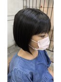 ぱつっとボブ×地毛風ストレート