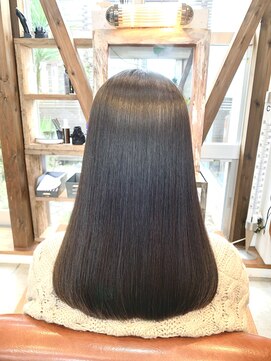 トランク(TRUNK) ワンレングス（縮毛矯正）