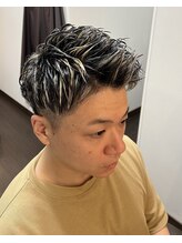 ケースタイルヘアスタジオ 麻布十番店(K-STYLE HAIR STUDIO) ハイライト/スパイキーショート/メンズカット/ブリーチ1回