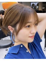 ロンドアヴァントゥス 池袋(Lond aventus)&nbsp;韓国レイヤー/韓国風/ボブ/髪質改善/黒髪/ブリーチなし〔池袋〕