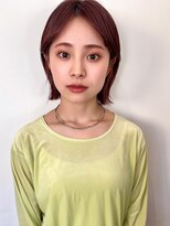 ラフ フロム ガーデン(Laf from GARDEN) 前髪カット/くびれヘア/似合わせカット/韓国風/チェリーブラウン