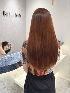 アールヘアーデザイン 藤が丘(r hair design) サラツヤロングベージュカラーブリーチしない透明感カラー