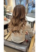 冬にオススメのハイライトバレイヤージュ