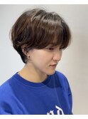 【井上】コンパクトマッシュショート顔周りパーマレディース