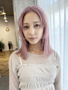 ラニヘアサロン(lani hair salon) ピンクカラー/ハイトーン/ケアブリーチ/レイヤーカット