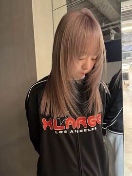 フェブ(fev) lavender graige × layer cut