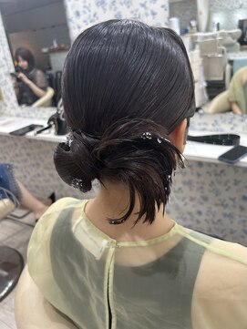 サクララ(Sakura la) カチモリヘア/韓国ヘア/銀箔/結婚式/参列ヘア/お呼ばれヘア