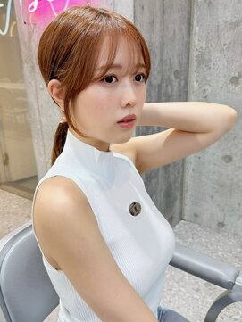 ハローバイシー 仙台(Hello by Sea) ミニウルフ×アプリコットオレンジ[美髪/韓国]