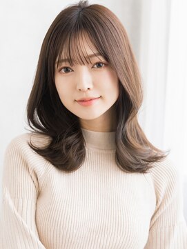 エレノア 川崎(Eleanor) くびれヘア　艶髪ミルクティーベージュ　韓国ヘア