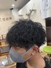 【流行No.1】メンズカット+波巻きパーマ　￥13420 [柏/メンズパーマ]