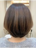 くびれヘア/アプリコットオレンジ/ハイライトカラー/福原遼華