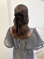 ボタン ハカタ(VOTAN hakata)&nbsp;【votan sanae】カチモリヘア/ハーフアップ/結婚式ヘア