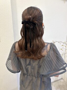 ボタン ハカタ(VOTAN hakata) 【votan sanae】カチモリヘア/ハーフアップ/結婚式ヘア