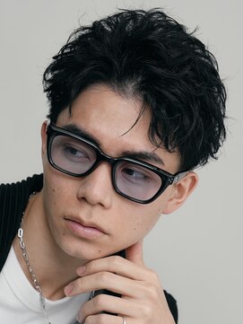 フィフス 仙台(fifth) 仙台センターパートフェザーパーマツイストスパイラルパーマ30代