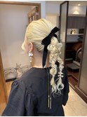 ツイン編み下ろし