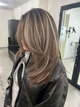 キング 心斎橋店(K!ng) 縮毛矯正髪質改善レイヤーカットトリートメント心斎橋美容室