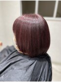 矯正後の毛髪補修カラー×集中トリートメント