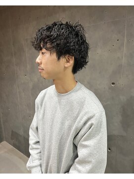 メンズカットパーマ