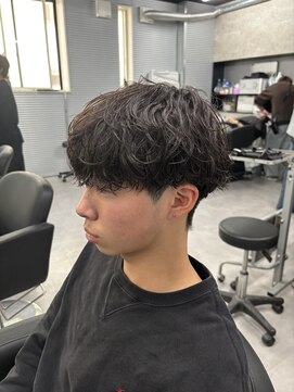 ガオプロデュースバイレボ(gao produced by revo) シャドウパーマ/波巻きシャドウ/メンズ/眉カット