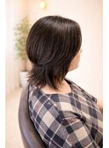 白髪ぼかしハイライト