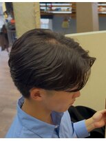 オアゾバーバー(OAZO BARBER)&nbsp;ナチュラルセンターパート/ニュアンスパーマ