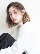 リノア 西梅田 福島(Linoa)&nbsp;梅田/髪質改善/シアーブラウン☆センターパート×無造作ボブ