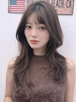 アグ ヘアー イロア 都島店(Agu hair iroa) 《Agu hair》くびレイヤーブラウンベージュ×numberA.ヘアバター