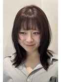 顔まわりレイヤー/髪質改善/コスメストレート/表参道美容室