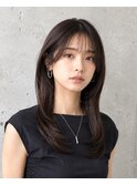 暗髪内巻きレイヤー○