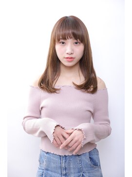 モーラ 浅香山店(MOLLA) 艶モテ柔らかストレート【夏カラー/ニュアンスカラー】