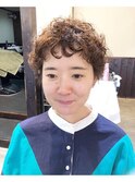 ショートパーマ＊くせ毛風パーマ＊個性的