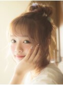 愛されお団子ヘア　[新宿]